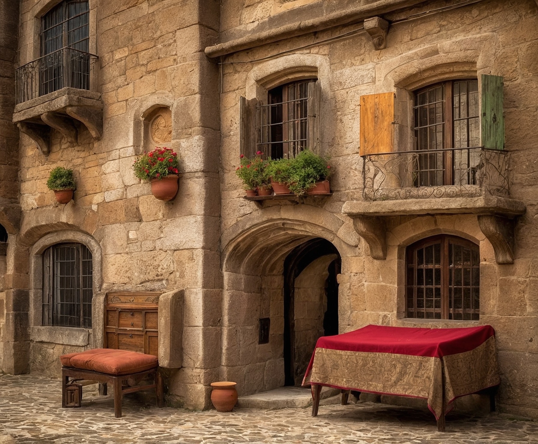 Portafolio medieval misterioso y atractivo