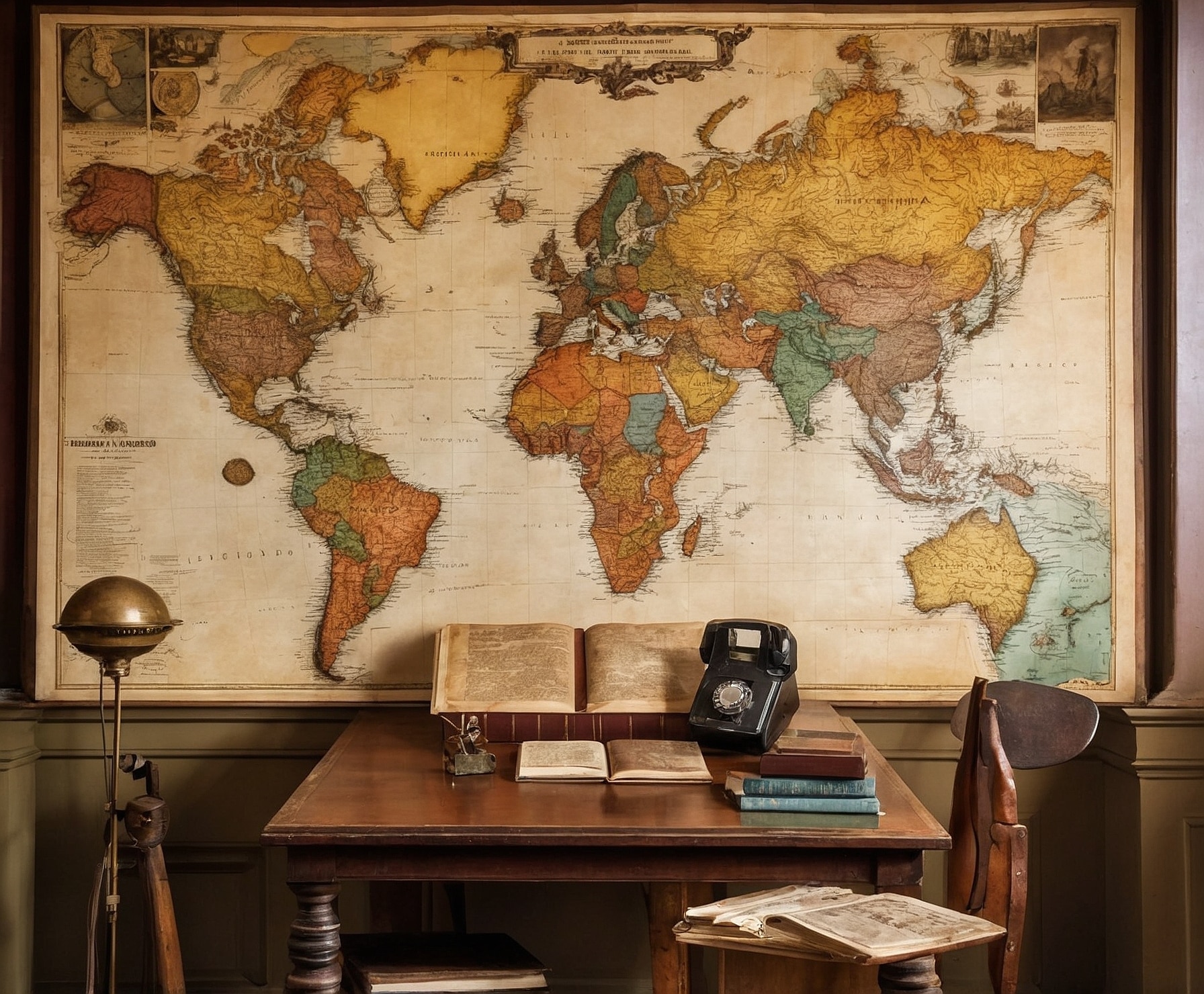 Collage de historia en radio y televisión